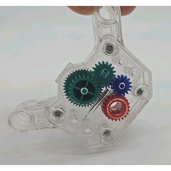 KNex Replacement Part Piece 1 Power Spring Pull Back Wind Up Motor Clear Plastic - Picture 7 of 10